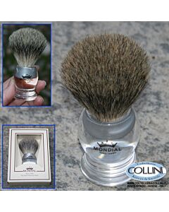 Mondial - Badger hair shaving brush - Plexiglass - Large 40220