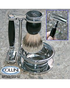 Muhle - SOPHIST - Shaving set  with safety razor, handle material made of high-grade resin black